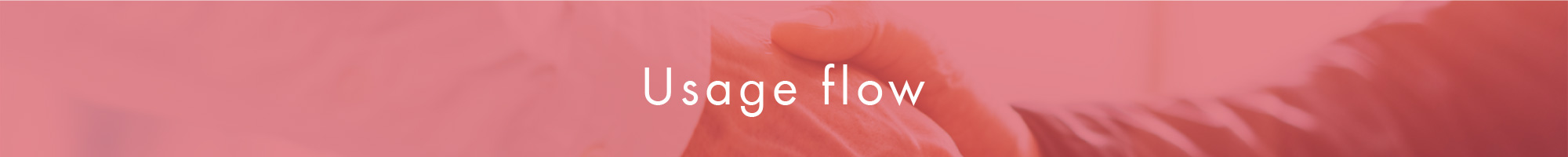 Usage flow